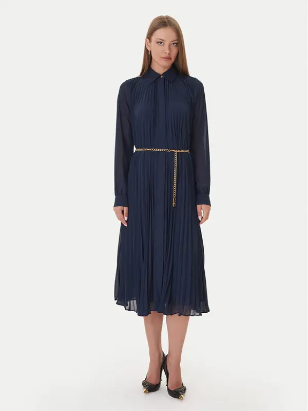 MICHAEL Michael Kors MICHAEL Michael Kors Haljina košulja MF5838A7R3 Tamnoplava Regular Fit