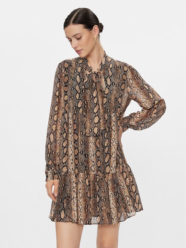 MICHAEL Michael Kors MICHAEL Michael Kors Haljina košulja MH381VIBAY Smeđa Regular Fit