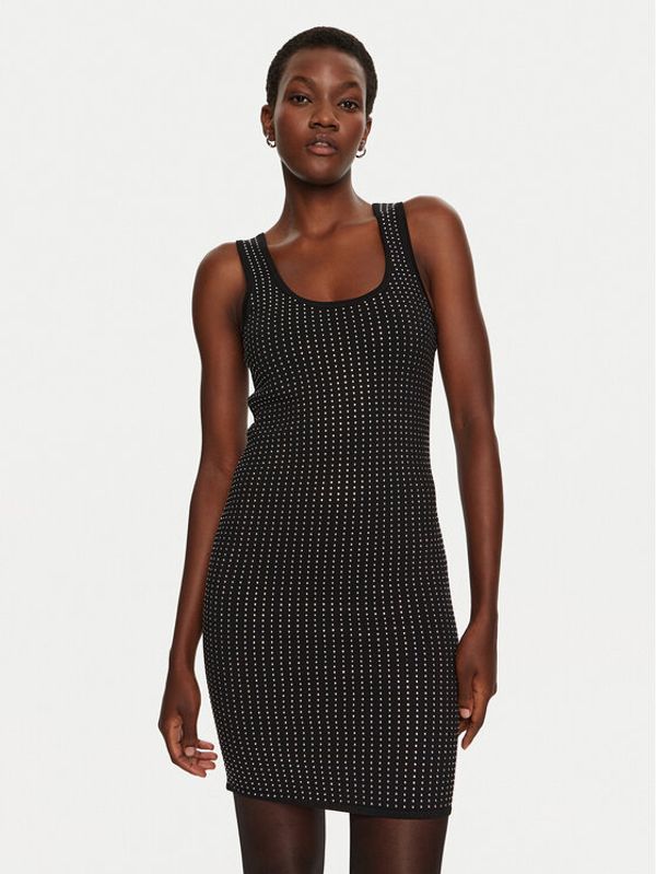 MICHAEL Michael Kors MICHAEL Michael Kors Haljina za svaki dan MF482MW5ZV Crna Slim Fit