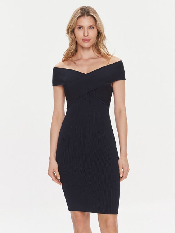 MICHAEL Michael Kors MICHAEL Michael Kors Haljina za svaki dan MR4825E33D Tamnoplava Slim Fit