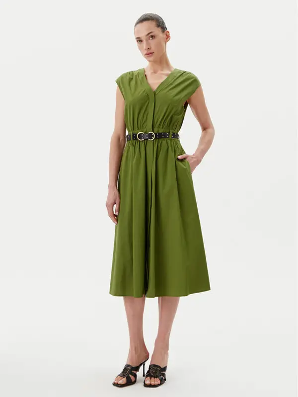 MICHAEL Michael Kors MICHAEL Michael Kors Haljina za svaki dan MS5830KF4C Zelena Regular Fit