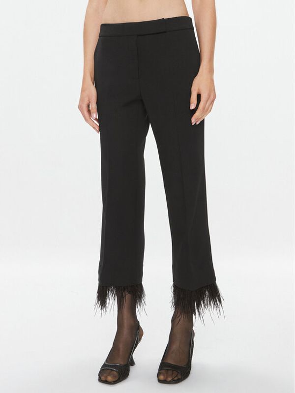 MICHAEL Michael Kors MICHAEL Michael Kors Hlače MH330K43GZ Crna Regular Fit