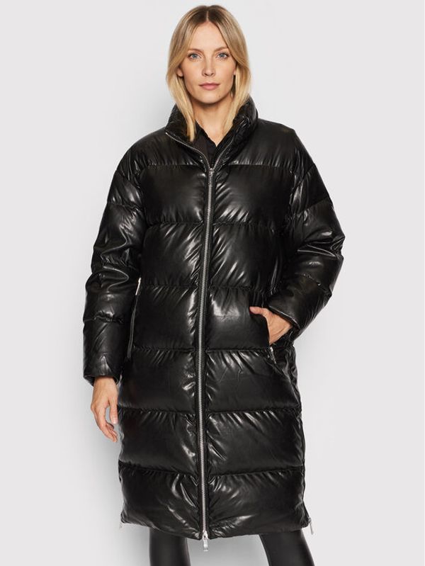 MICHAEL Michael Kors MICHAEL Michael Kors Jakna od imitacije kože Lucas MF1203V3ZB Crna Regular Fit