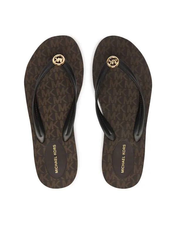 MICHAEL Michael Kors MICHAEL Michael Kors Japanke Posie Flip Flop 40S6PSFA2Q Smeđa
