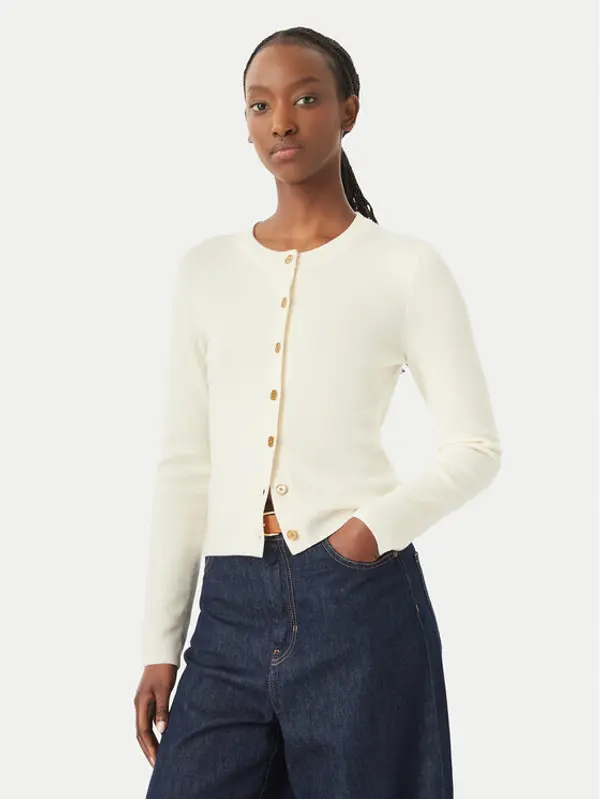 MICHAEL Michael Kors MICHAEL Michael Kors Kardigan MT5617W4VR Krem Regular Fit
