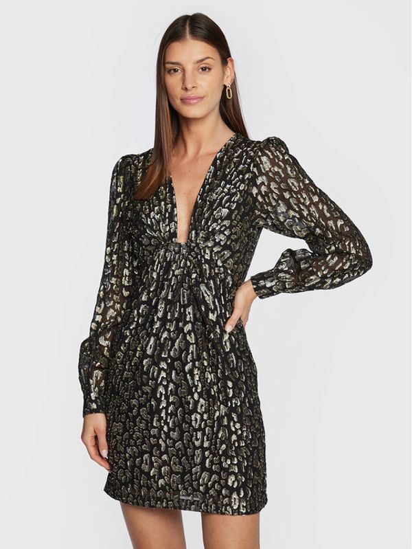 MICHAEL Michael Kors MICHAEL Michael Kors Koktel haljina MF2818M6MU Crna Slim Fit