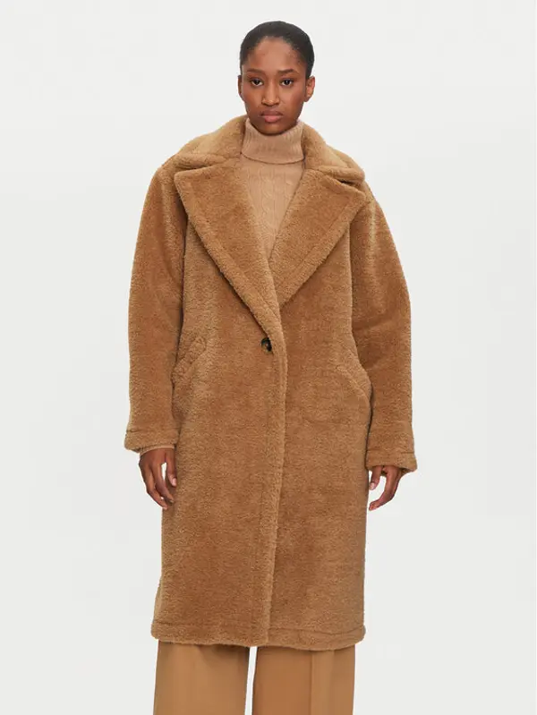 MICHAEL Michael Kors MICHAEL Michael Kors Kožuh 77B1384M52 Smeđa Oversize