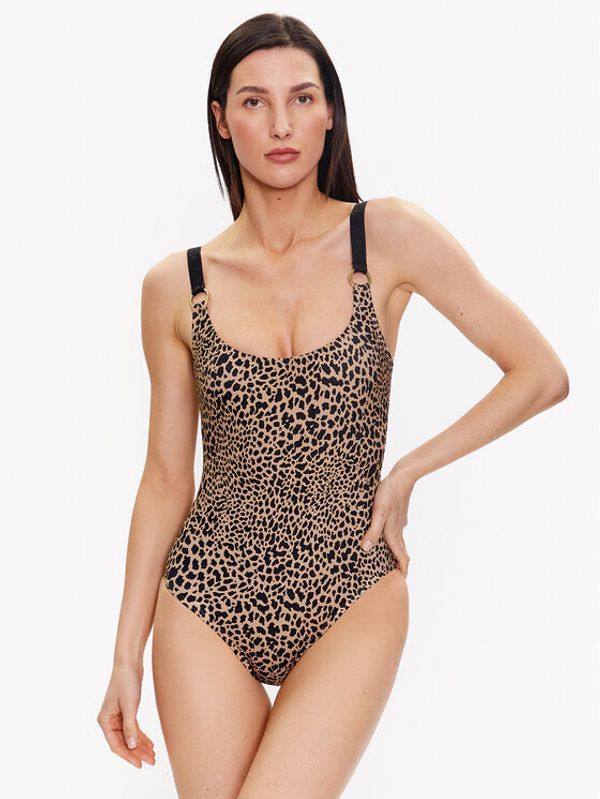 MICHAEL Michael Kors MICHAEL Michael Kors Kupaći kostim Abstract Animal MM3K604 Zelena