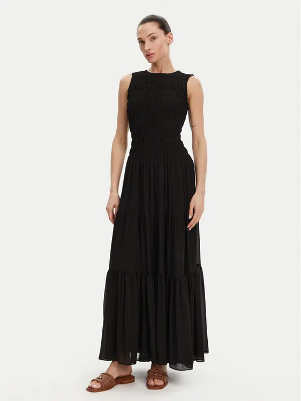 MICHAEL Michael Kors MICHAEL Michael Kors Ljetna haljina MS582VF7R3 Crna Regular Fit