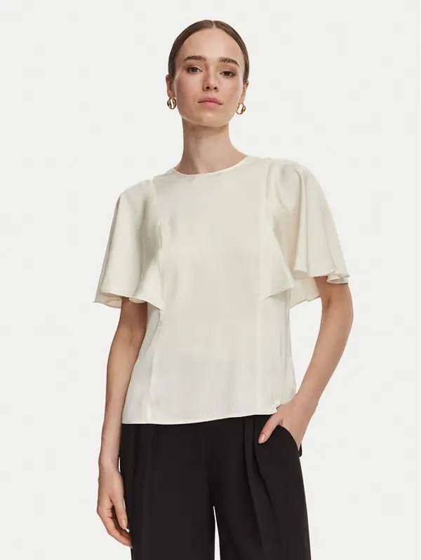 MICHAEL Michael Kors MICHAEL Michael Kors Majica MT6411QAYJ Krem Regular Fit