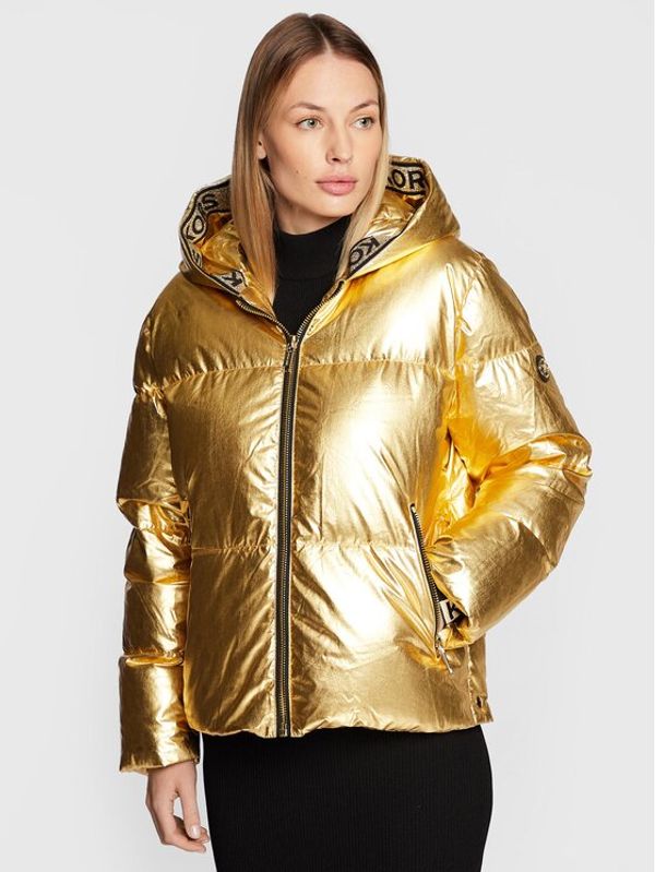 MICHAEL Michael Kors MICHAEL Michael Kors Pernata jakna MF2207977T Zlatna Regular Fit