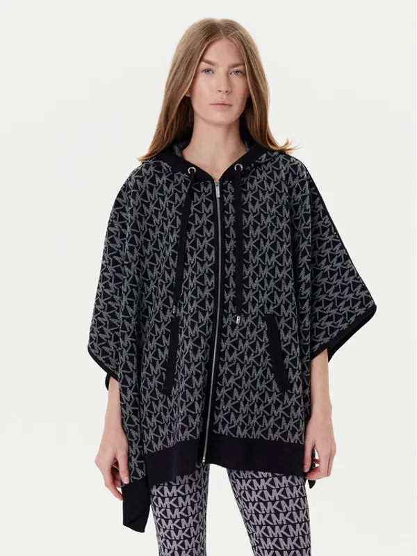 MICHAEL Michael Kors MICHAEL Michael Kors Pončo MT561CCK87 Crna Relaxed Fit