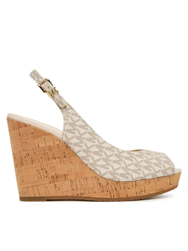 MICHAEL Michael Kors MICHAEL Michael Kors Sandale Rosie Wedge 40S6RSHS1B Écru