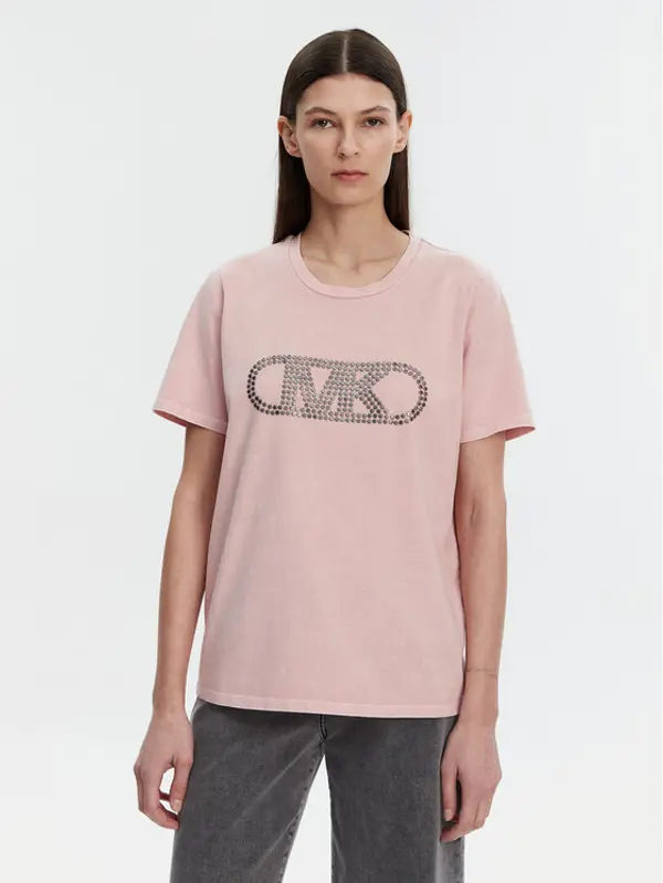 MICHAEL Michael Kors MICHAEL Michael Kors T-shirt MS551SC491 Ružičasta Regular Fit
