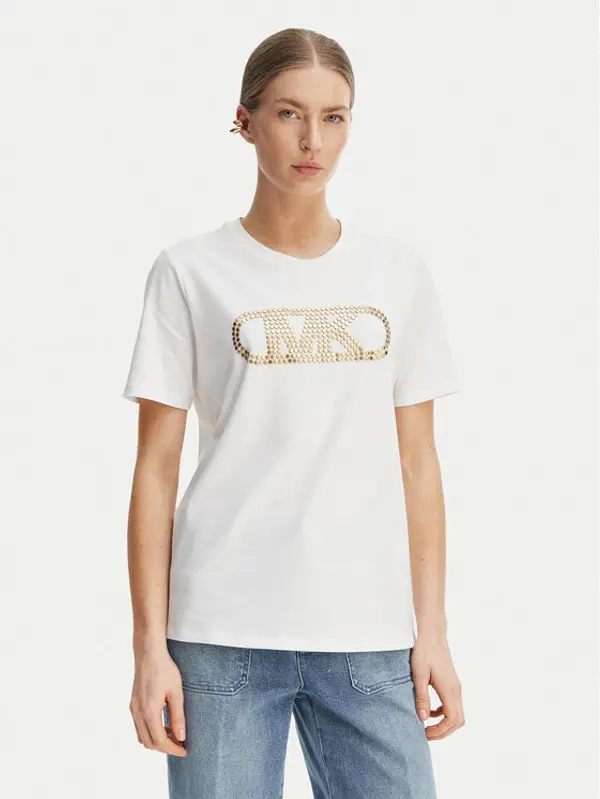MICHAEL Michael Kors MICHAEL Michael Kors T-shirt MS651SC97J Bijela Regular Fit