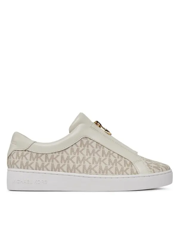 MICHAEL Michael Kors MICHAEL Michael Kors Tenisice Keaton Zip Slip On 43R4KTFP2B Écru
