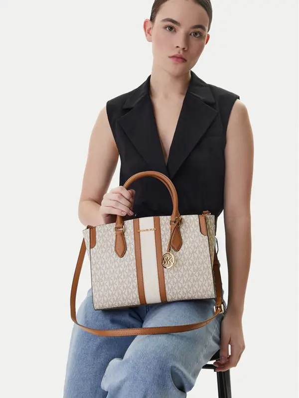 MICHAEL Michael Kors MICHAEL Michael Kors Torbica 30R6GQ6S2B Écru