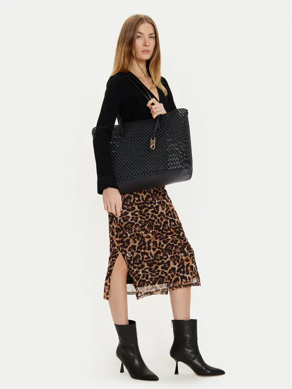 MICHAEL Michael Kors MICHAEL Michael Kors Torbica Eliza 30T4GZAT4L Crna