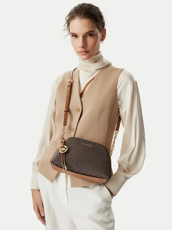 MICHAEL Michael Kors MICHAEL Michael Kors Torbica Freddie 32T6GX4C1B Tamno smeđa