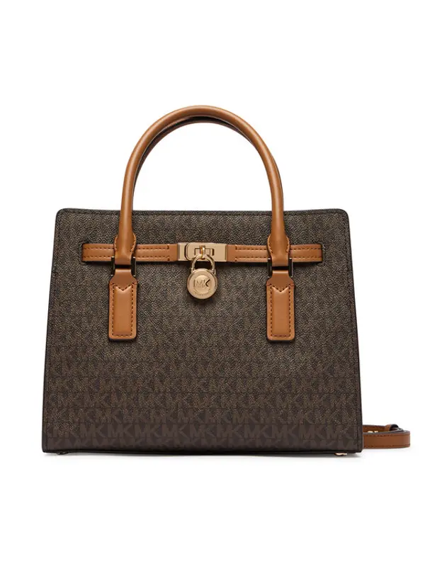 MICHAEL Michael Kors MICHAEL Michael Kors Torbica Hamilton Moderne 30T6GNXS1B Tamno smeđa