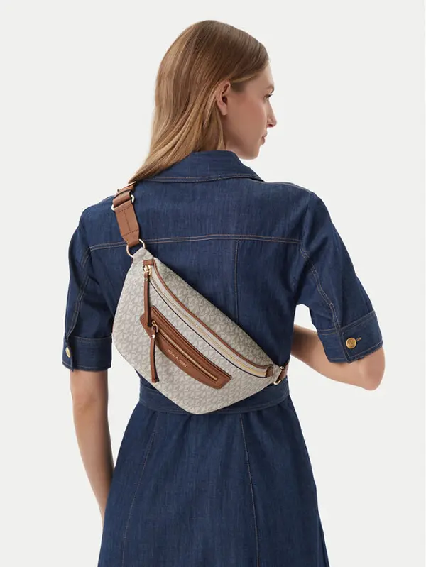 MICHAEL Michael Kors MICHAEL Michael Kors Torbica Jet Set 30S6GTVM8B Écru