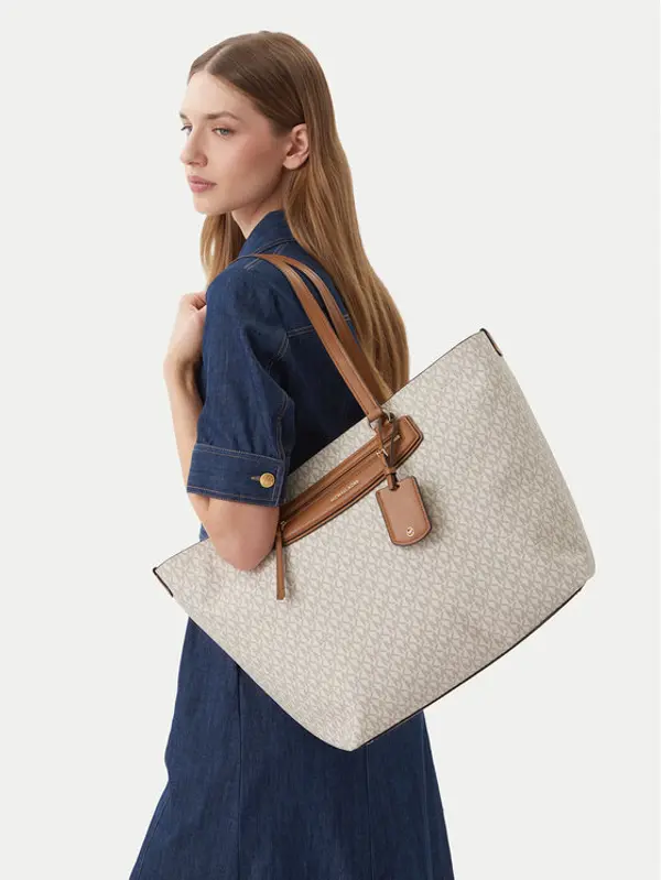 MICHAEL Michael Kors MICHAEL Michael Kors Torbica Jet Set 30S6GTVT4B Écru
