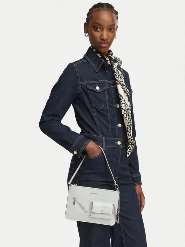 MICHAEL Michael Kors MICHAEL Michael Kors Torbica Jet Set 32S6SJ6F6L Bijela