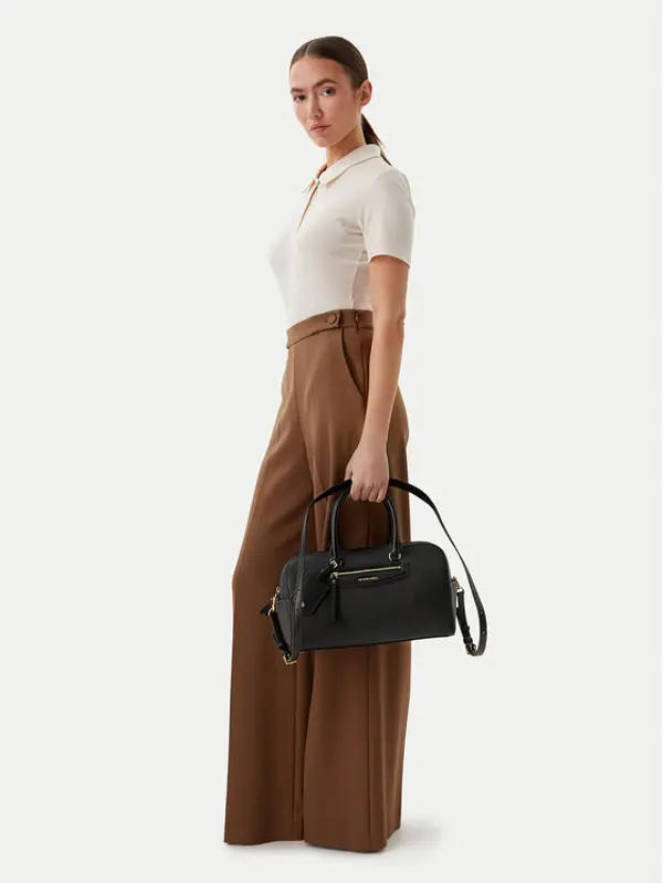 MICHAEL Michael Kors MICHAEL Michael Kors Torbica Md Duffle Satchel 30S6GTVS8L Crna