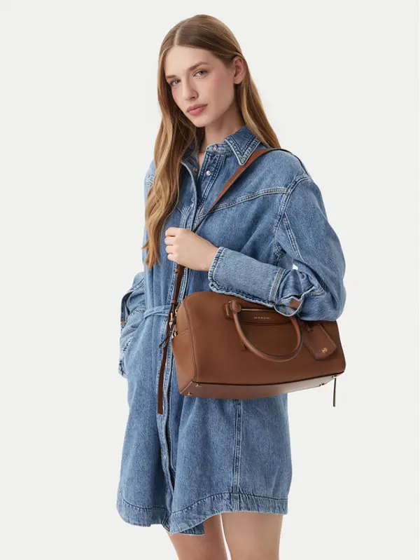 MICHAEL Michael Kors MICHAEL Michael Kors Torbica Md Duffle Satchel 30S6GTVS8L Smeđa