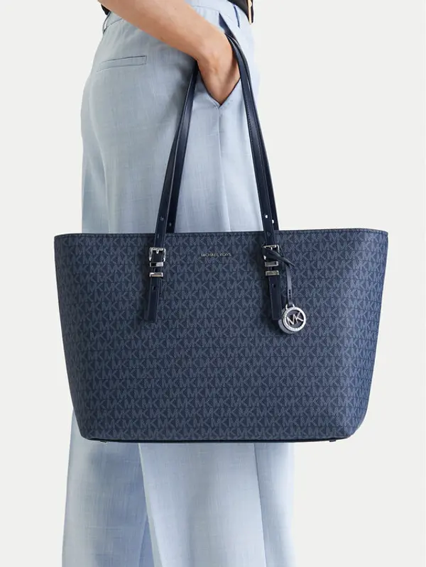 MICHAEL Michael Kors MICHAEL Michael Kors Torbica Quinn 30T5SQNT9V Tamnoplava