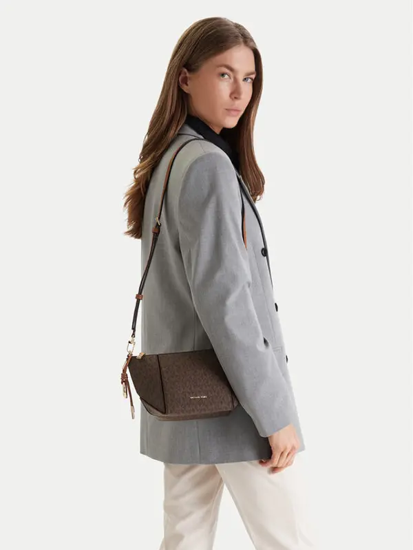 MICHAEL Michael Kors MICHAEL Michael Kors Torbica Sm Tz Xbody 32R6G9JC1B Smeđa