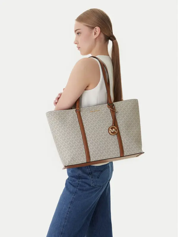 MICHAEL Michael Kors MICHAEL Michael Kors Torbica Temple Tote 30R4G1LT3B Bež
