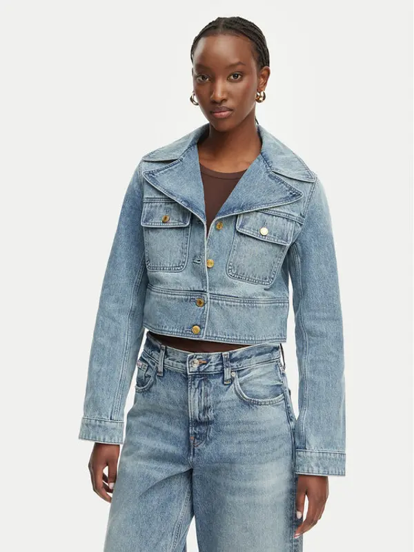MICHAEL Michael Kors MICHAEL Michael Kors Traper jakna MS610DYLAA Plava Regular Fit