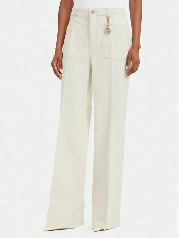 MICHAEL Michael Kors MICHAEL Michael Kors Traperice MT690ACLSA Krem Flared Leg