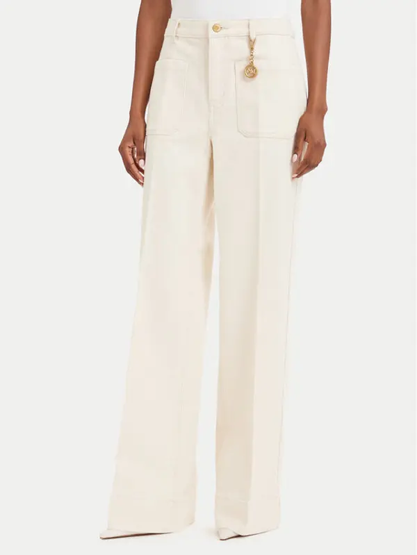 MICHAEL Michael Kors MICHAEL Michael Kors Traperice MT690ACLSA Krem Flared Leg