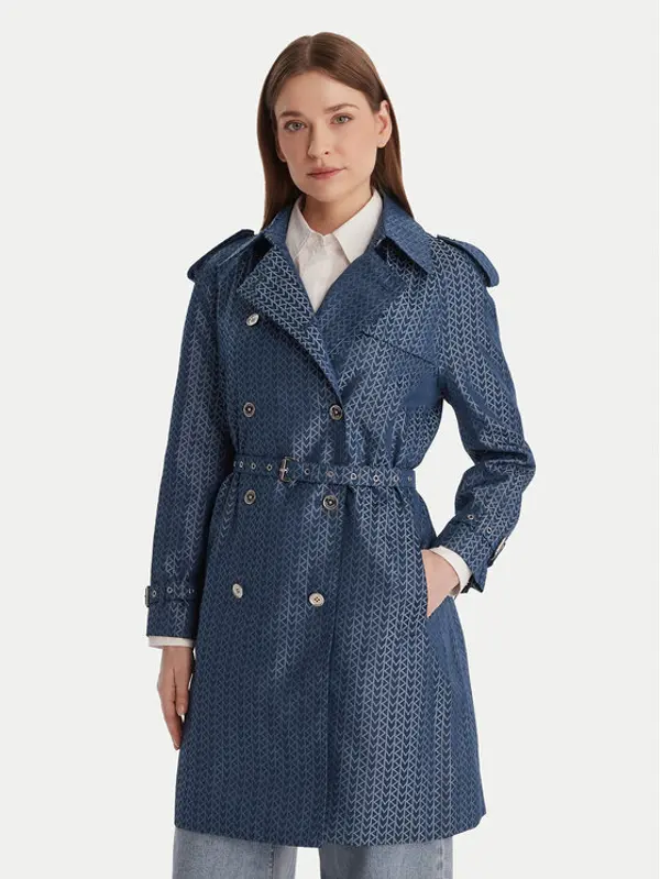 MICHAEL Michael Kors MICHAEL Michael Kors Trench MR620K2K90 Plava Regular Fit