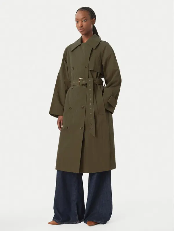 MICHAEL Michael Kors MICHAEL Michael Kors Trench MS620FLKMY Kaki Oversize