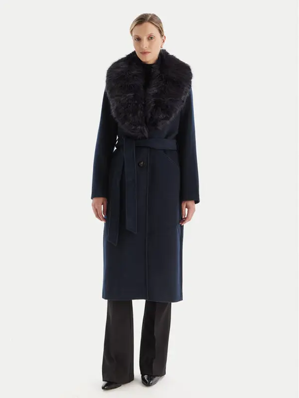 MICHAEL Michael Kors MICHAEL Michael Kors Vuneni kaput 77A7141M21 Tamnoplava Regular Fit