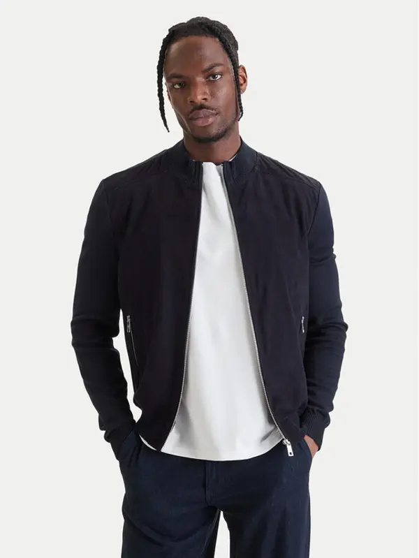 Milestone Milestone Prijelazna jakna 61163860755 Tamnoplava Slim Fit