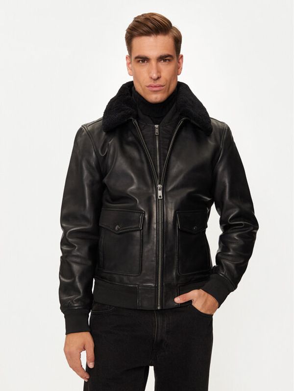 Milestone Milestone Prijelazna jakna Fabio 431073 21075 Crna Regular Fit