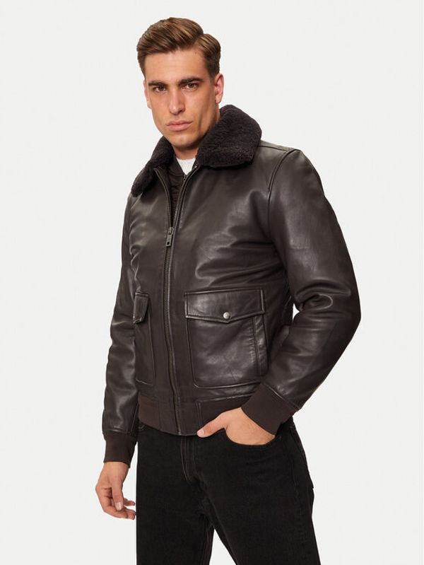 Milestone Milestone Prijelazna jakna Fabio 431073 21075 Smeđa Regular Fit