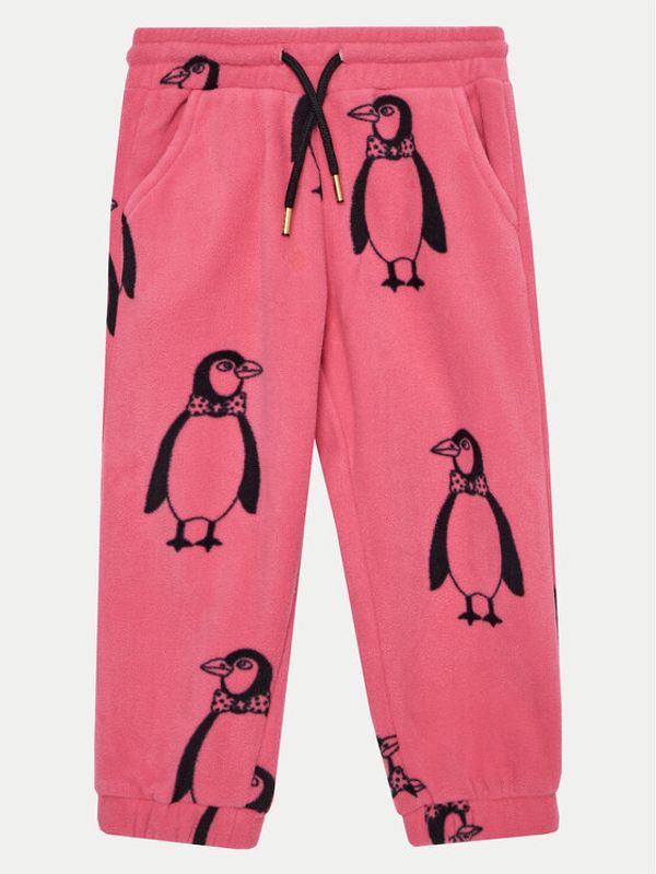 MINI RODINI Mini Rodini Donji dio trenerke Penguin 1100009228 Ružičasta Regular Fit