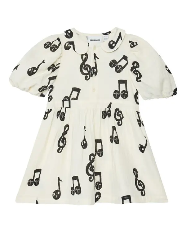 MINI RODINI MINI RODINI Haljina za svaki dan 2525012610 Bijela Regular Fit