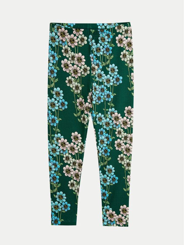 MINI RODINI Mini Rodini Leggings Daisys 2473011775 Zelena Slim Fit