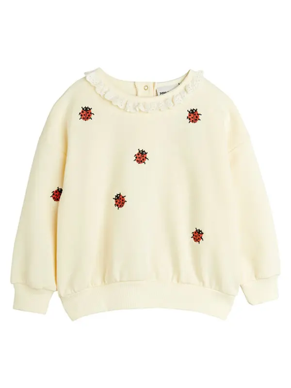 MINI RODINI MINI RODINI Majica dugih rukava 2522010711 Bijela Regular Fit
