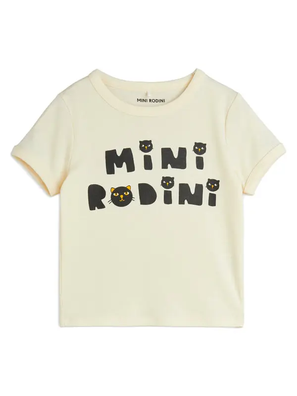 MINI RODINI MINI RODINI T-shirt Cats 2512010611 Bijela Regular Fit