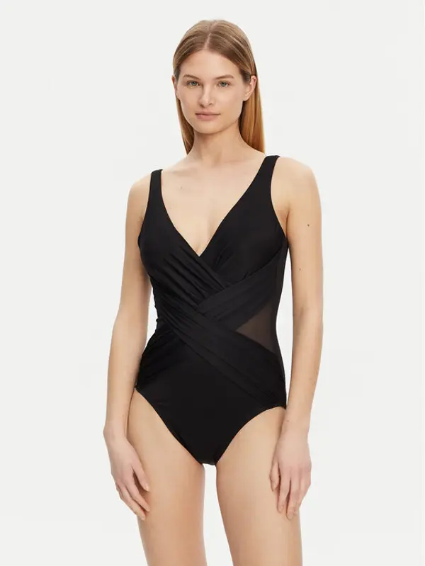 Miraclesuit Miraclesuit Kupaći kostim Solid Crossover 6516689 Crna