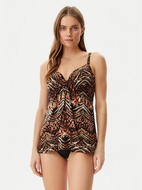 Miraclesuit Miraclesuit Tankini Tribal Tigress Gala 6552281 Smeđa