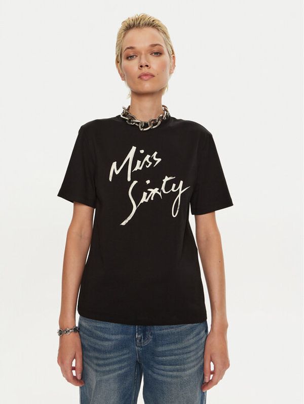 Miss Sixty Miss Sixty T-shirt 6L3SJ3780000 Crna Regular Fit