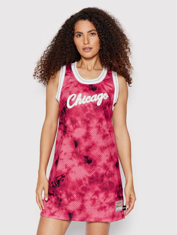 Mitchell & Ness Mitchell & Ness Haljina za svaki dan TDRSLF19018 Crvena Regular Fit